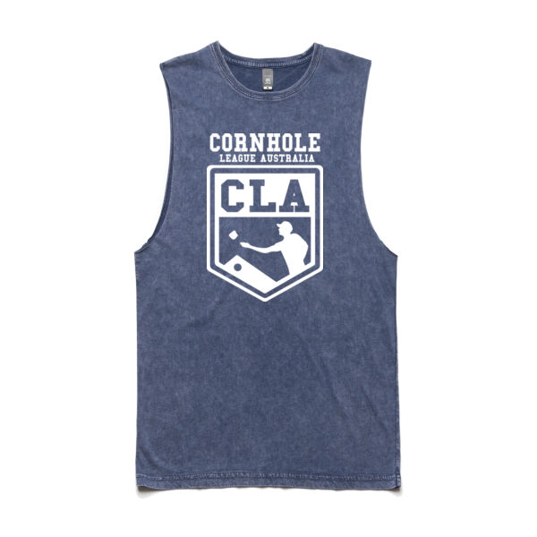 Cornhole League Australia Stone Wash Tank Thumbnail